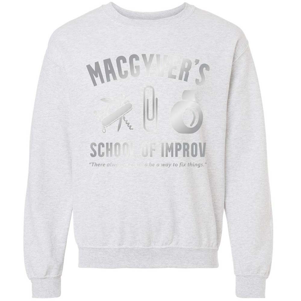 Classic Unisex Sweatshirt - 1WMKJDHV - Ash - 16