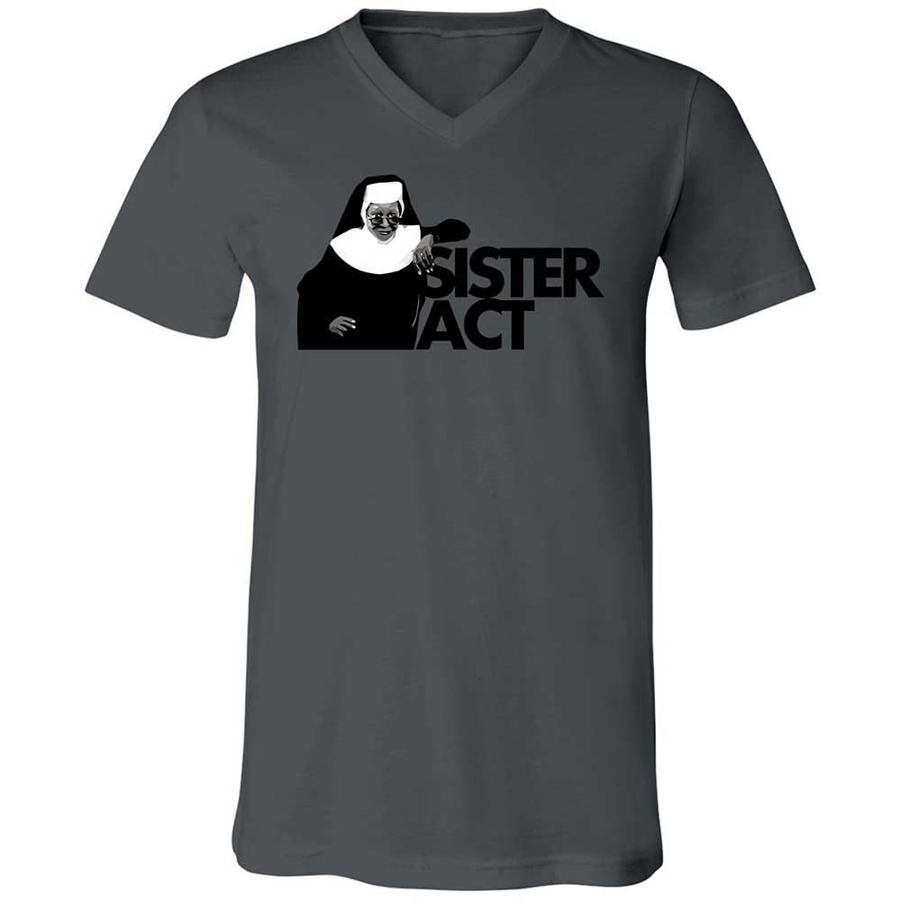 Unisex V-Neck T-Shirt - S88SBL5V - Asphalt - 16