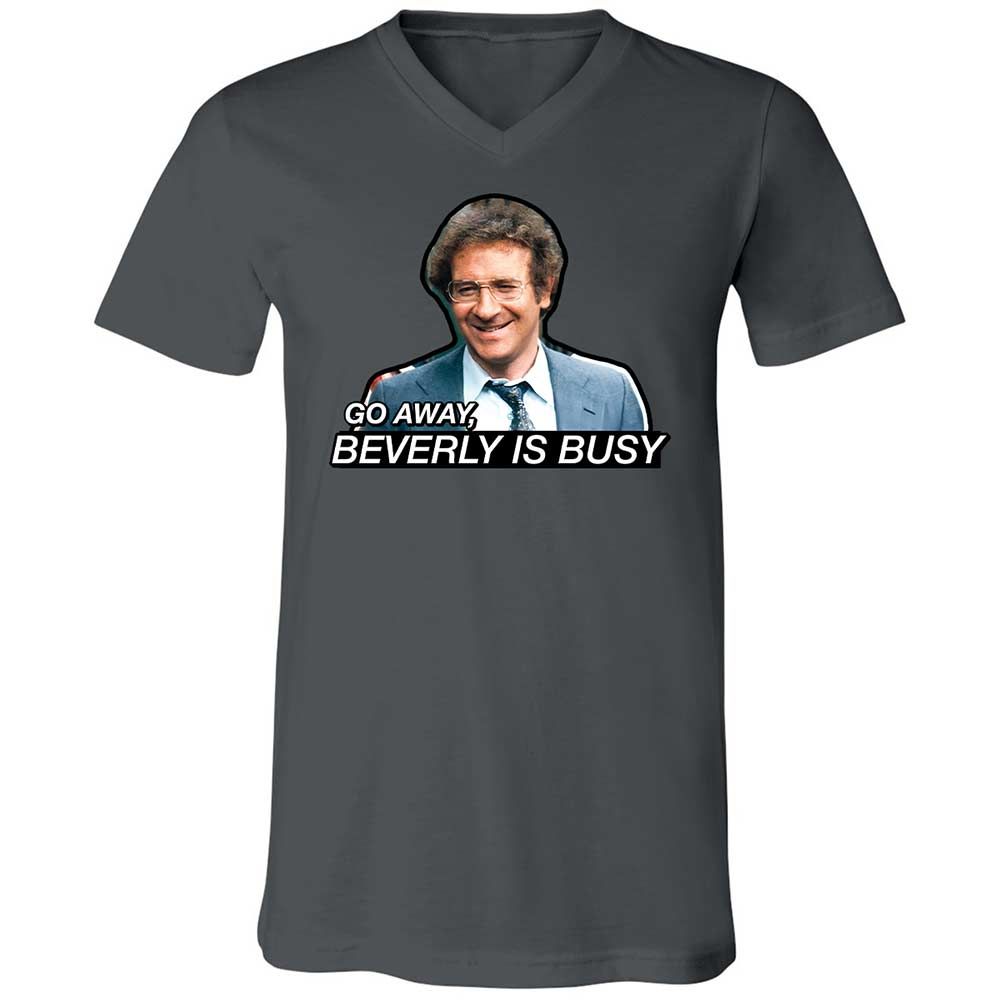 Unisex V-Neck T-Shirt - W77PZ8AL - Asphalt - 16