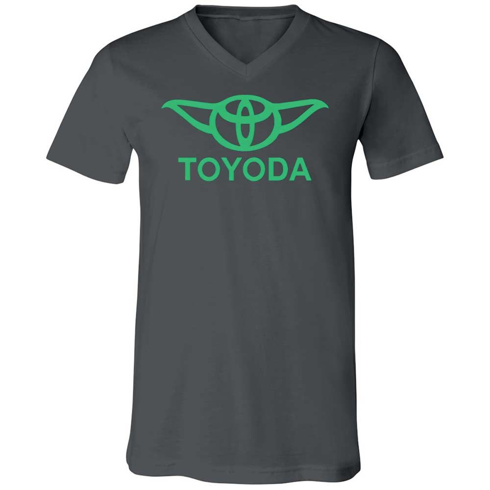 Unisex V-Neck T-Shirt - 5FQ7Y115 - Asphalt - 16