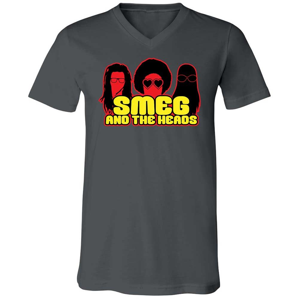 Unisex V-Neck T-Shirt - Y1NNJRTV - Asphalt - 16