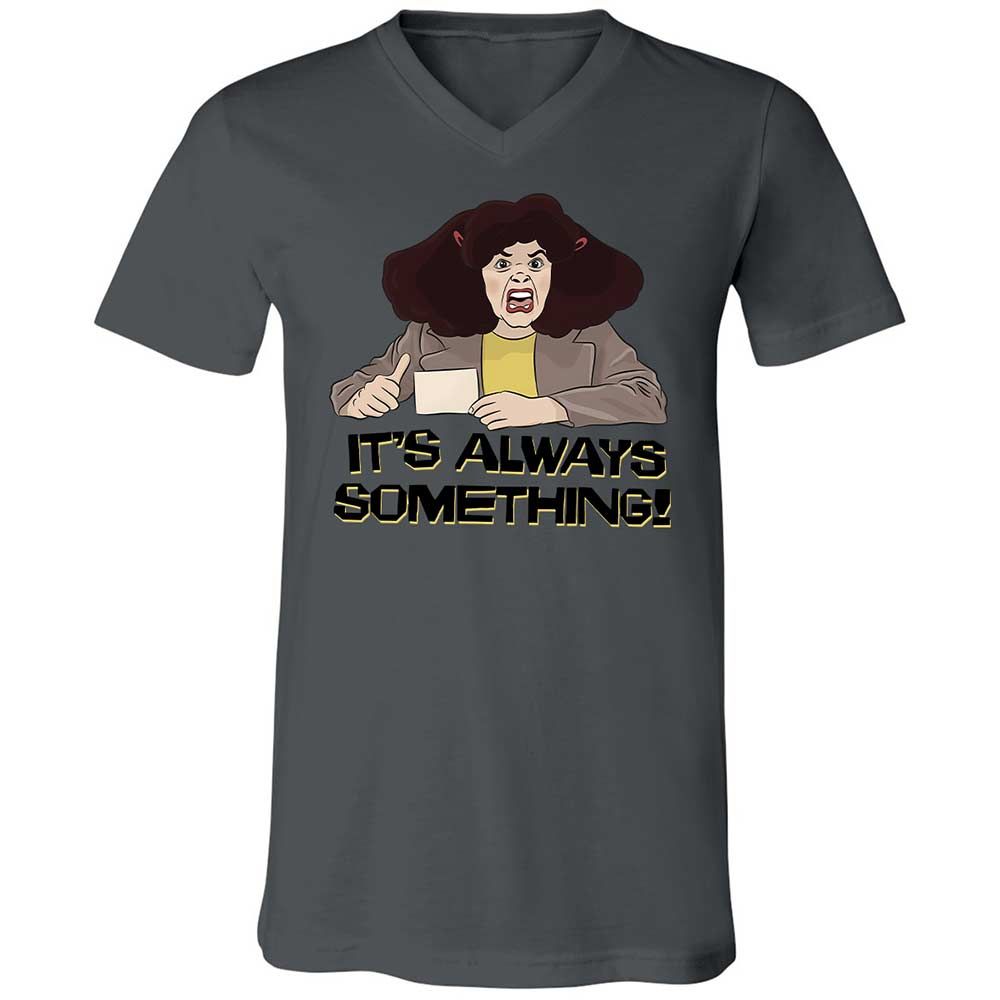 Unisex V-Neck T-Shirt - PC6CZHPD - Asphalt - 16