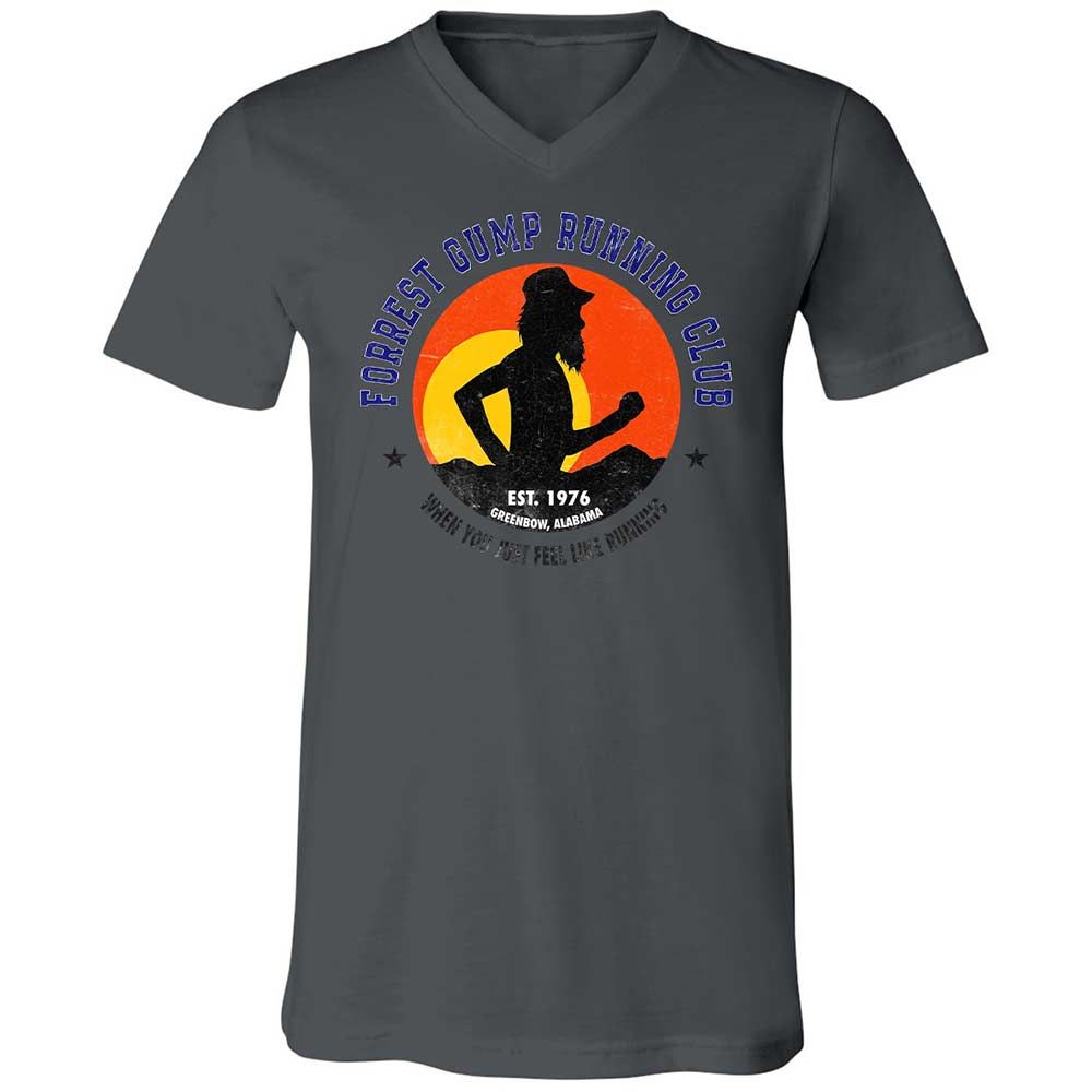 Unisex V-Neck T-Shirt - 5VK5WPBD - Asphalt - 16