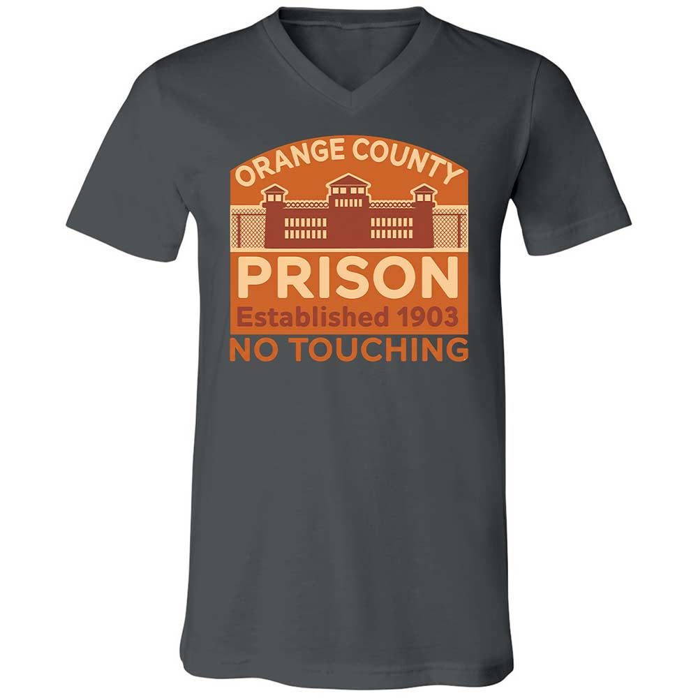 Unisex V-Neck T-Shirt - S99SQHDW - Asphalt - 16