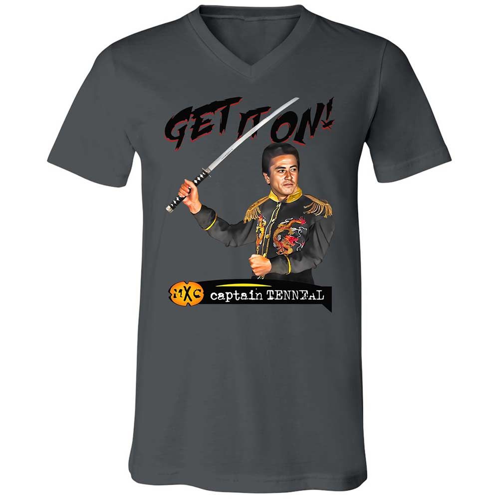 Unisex V-Neck T-Shirt - R56G265T - Asphalt - 16