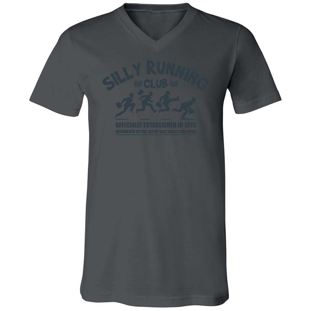 Unisex V-Neck T-Shirt - XC7GA3U8 - Asphalt - 16