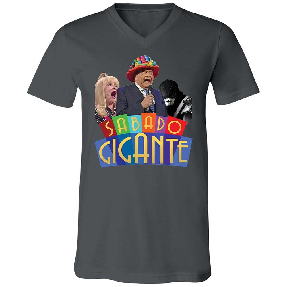 Unisex V-Neck T-Shirt - UCS1DPUX - Asphalt - 16