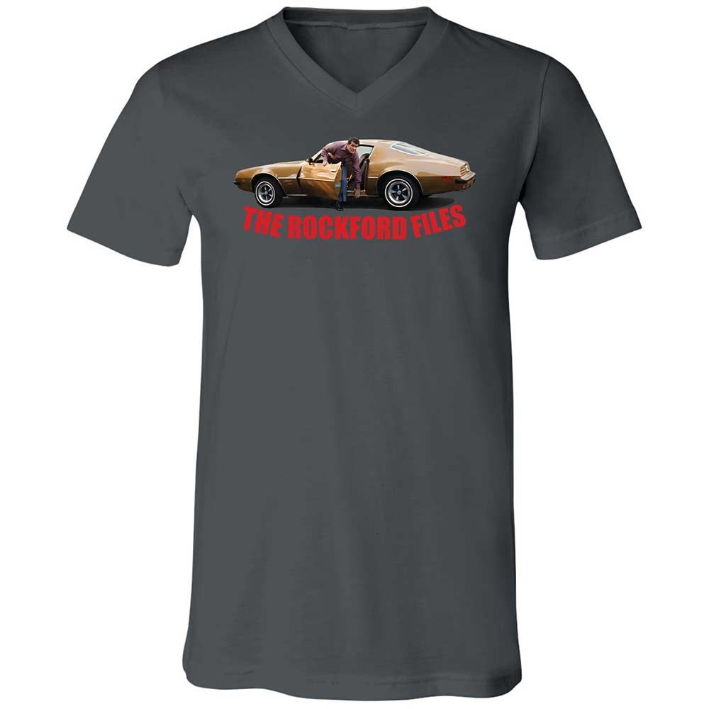 Unisex V-Neck T-Shirt - QSLY9VCD - Asphalt - 16