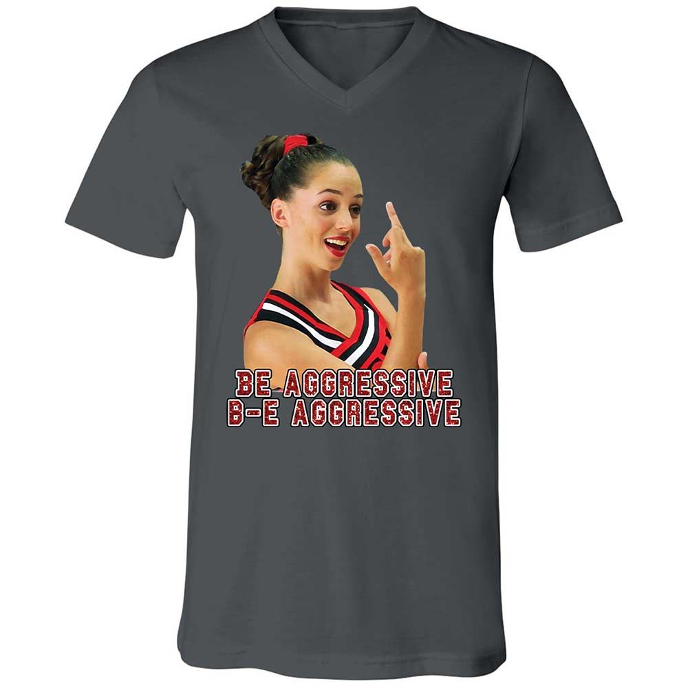 Unisex V-Neck T-Shirt - X23KM7CQ - Asphalt - 16