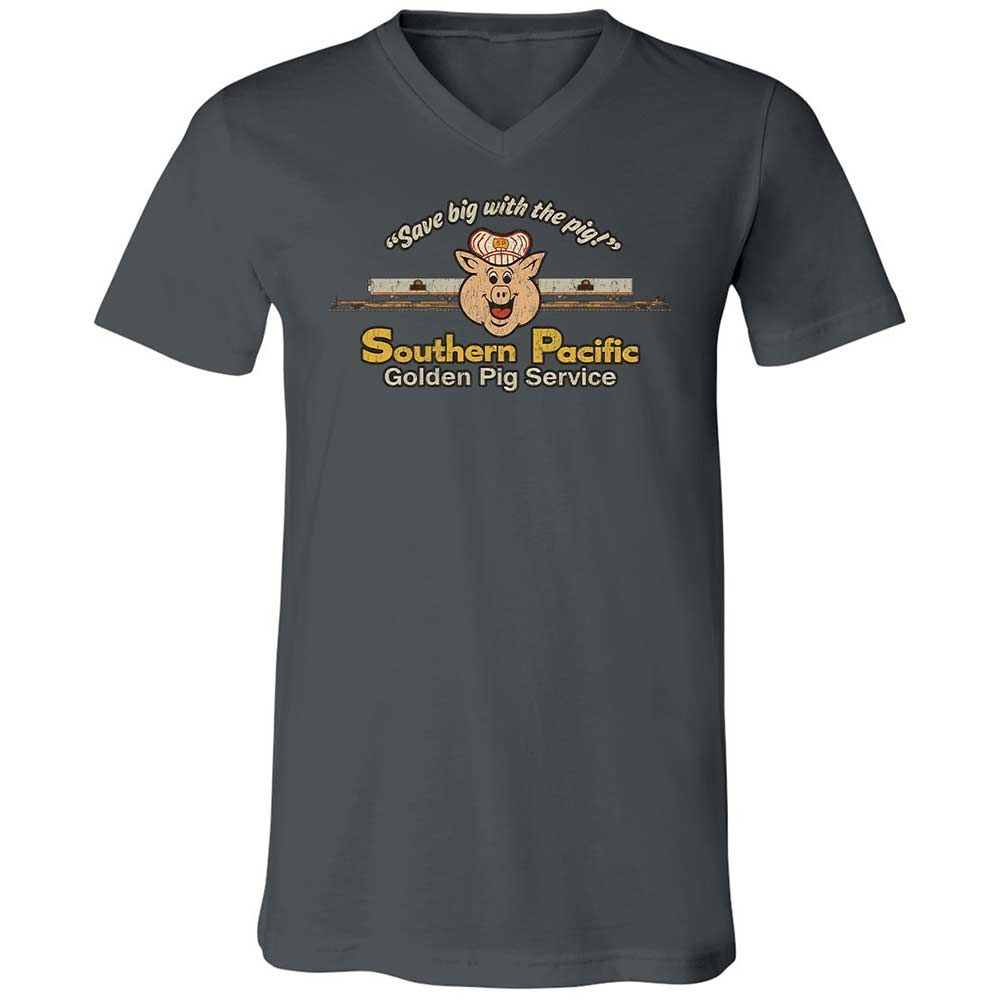 Unisex V-Neck T-Shirt - SDRRRSL9 - Asphalt - 16