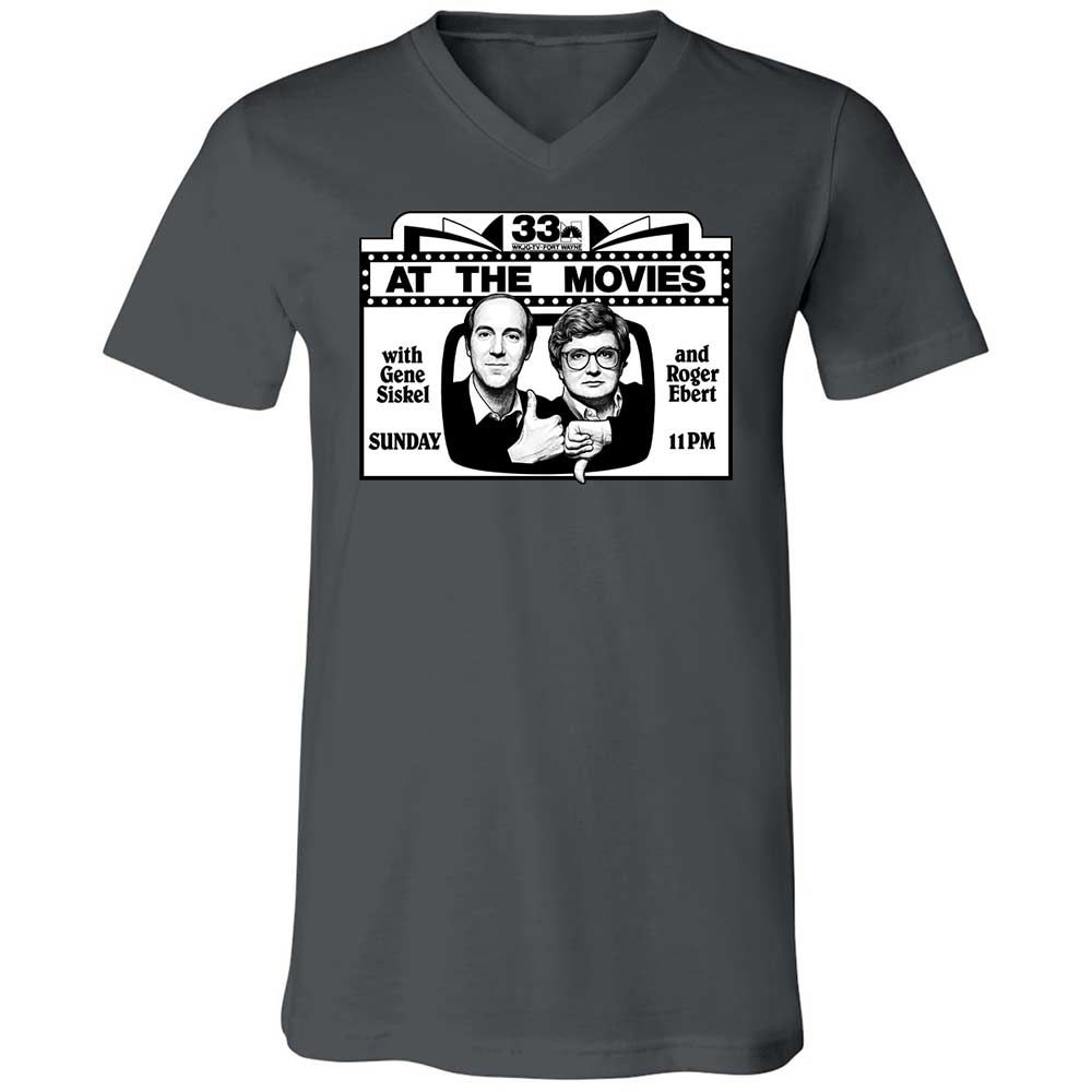 Unisex V-Neck T-Shirt - TPS6R4CH - Asphalt - 16