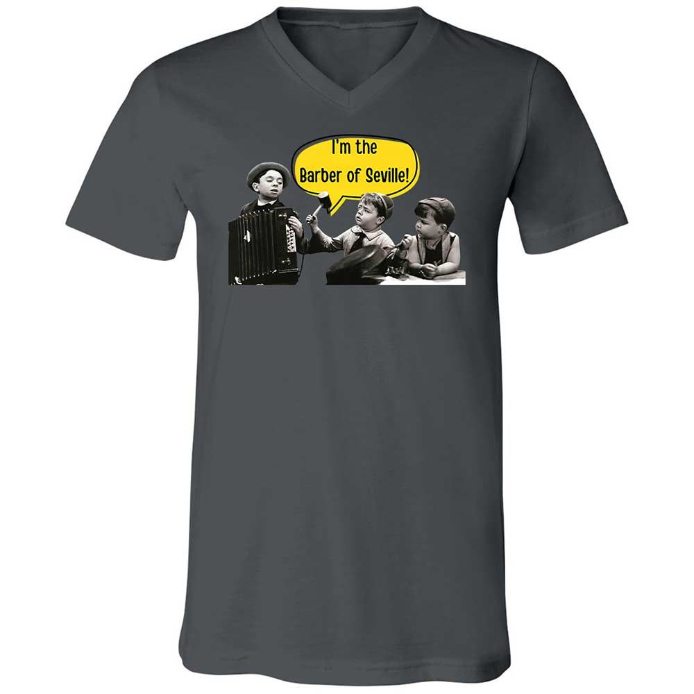 Unisex V-Neck T-Shirt - ANQYQH8G - Asphalt - 16