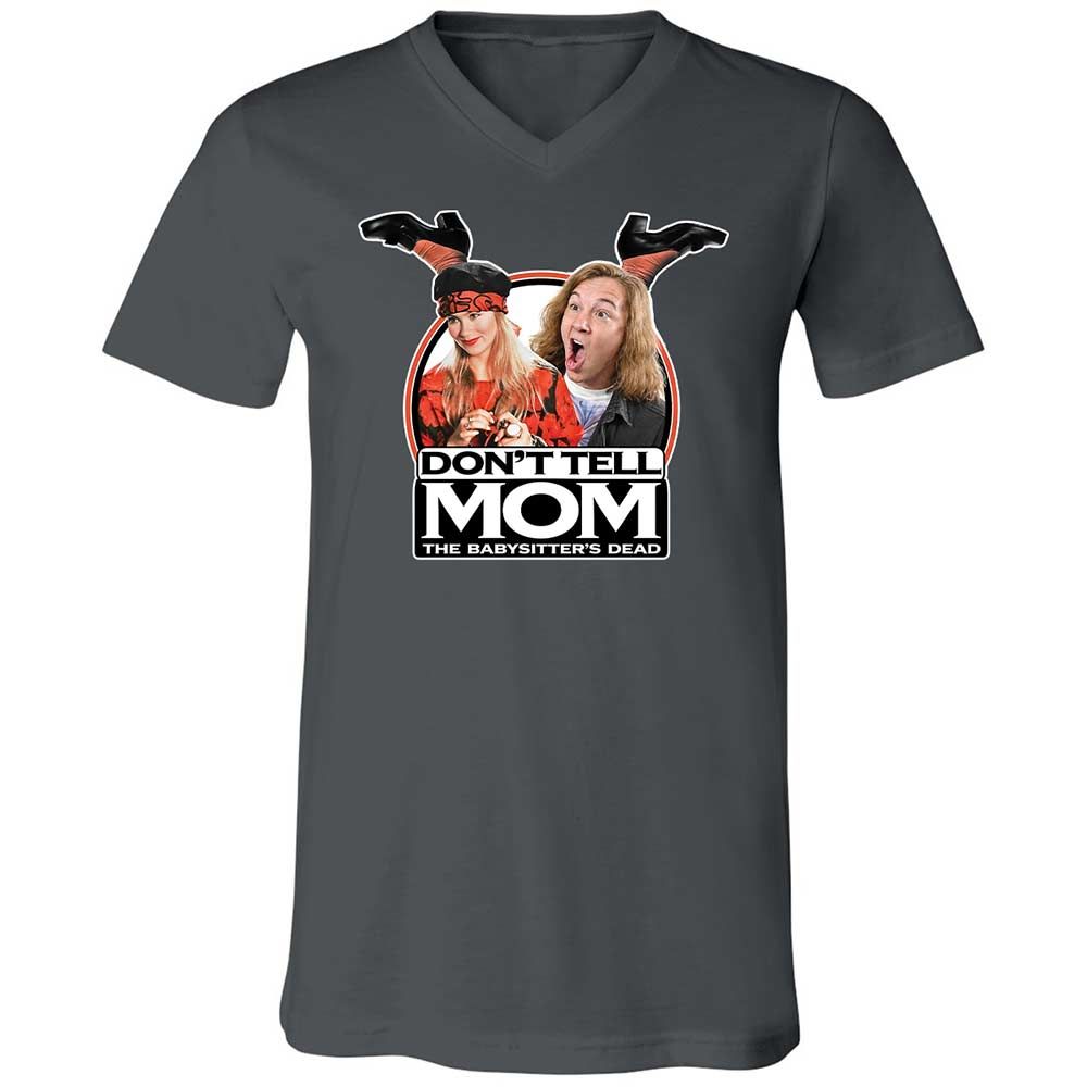 Unisex V-Neck T-Shirt - Y8FFP8QR - Asphalt - 16