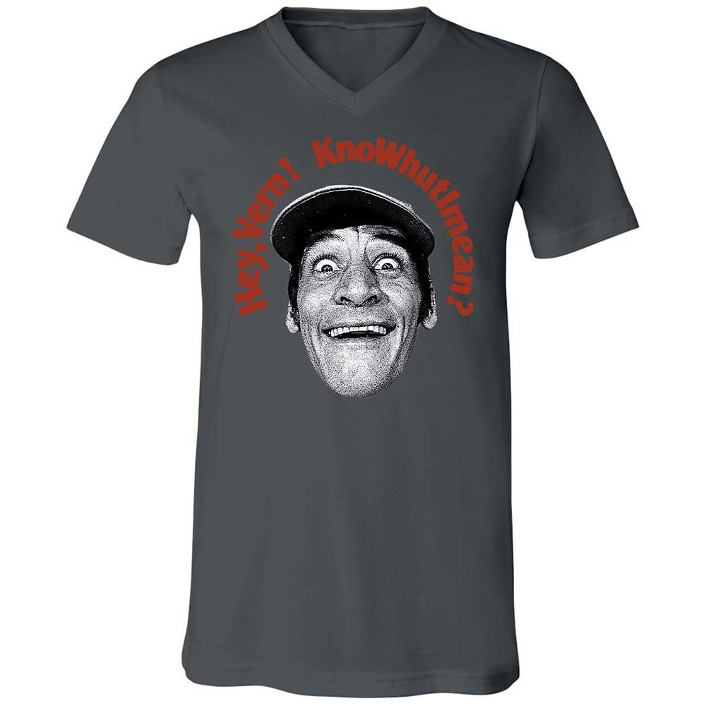 Unisex V-Neck T-Shirt - SGKFSK2F - Asphalt - 16