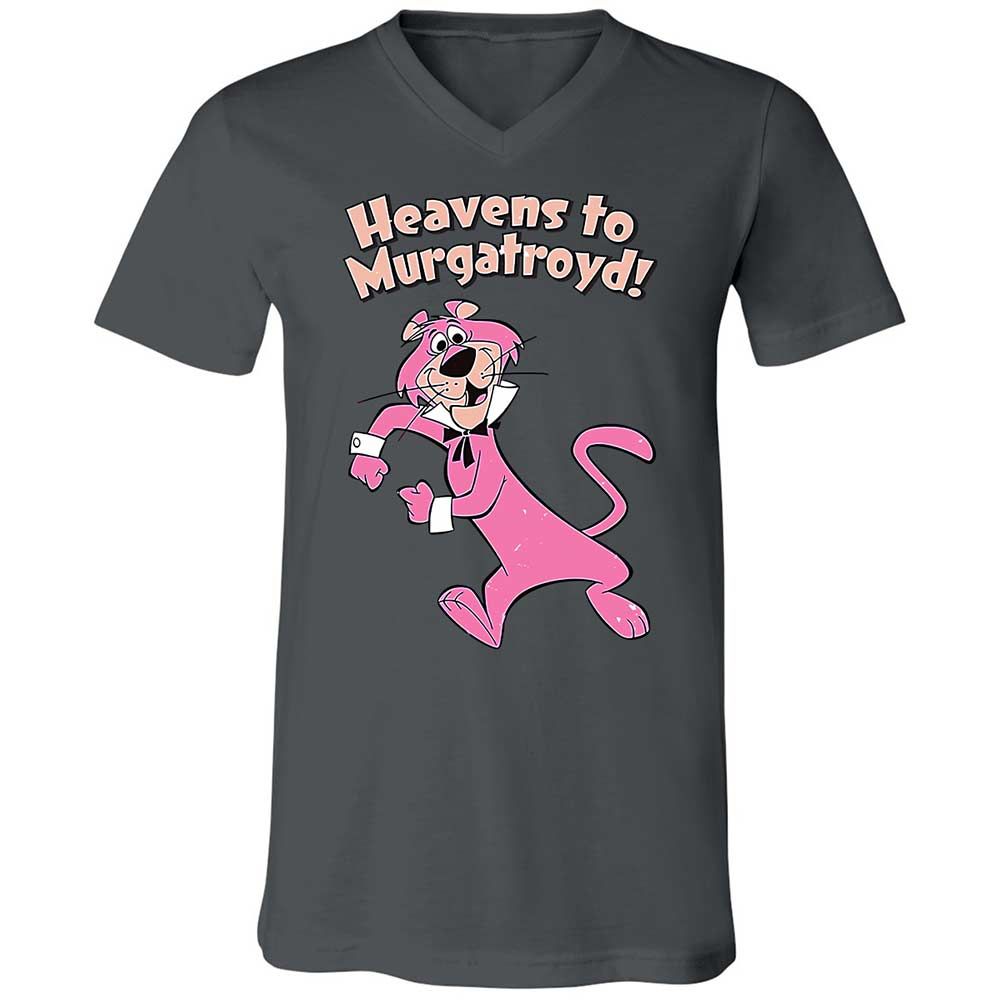 Unisex V-Neck T-Shirt - B38X9X74 - Asphalt - 16