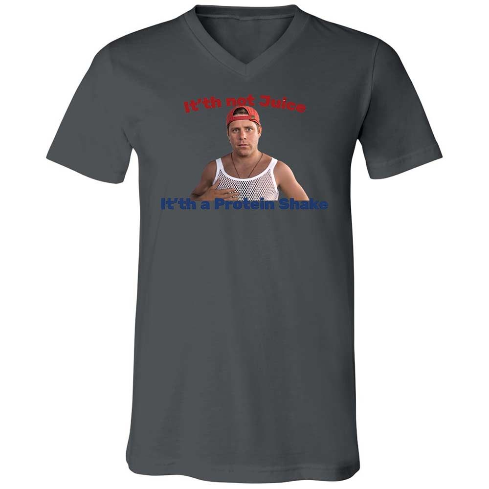 Unisex V-Neck T-Shirt - SH4TAFSV - Asphalt - 16