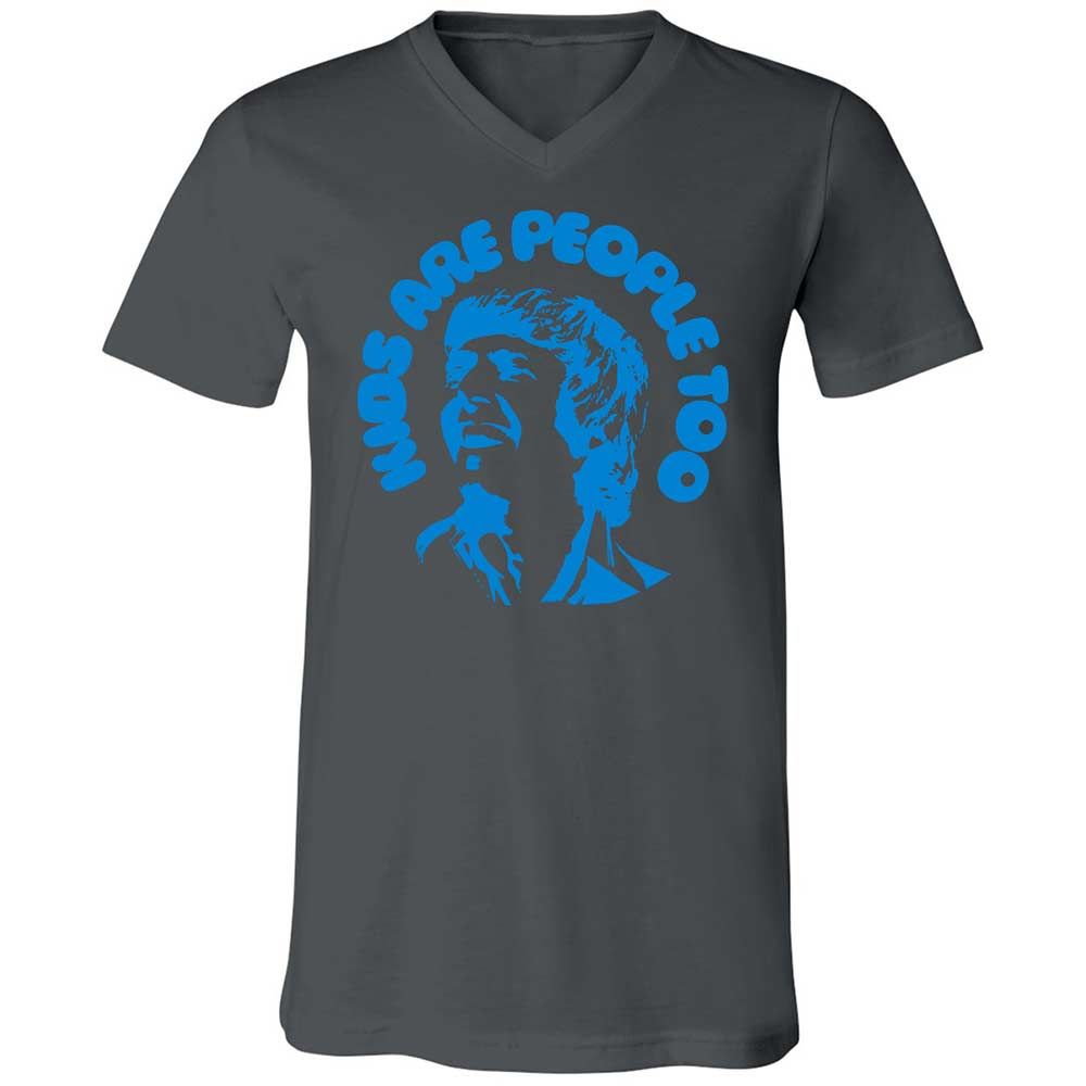 Unisex V-Neck T-Shirt - GEME3SJ5 - Asphalt - 16