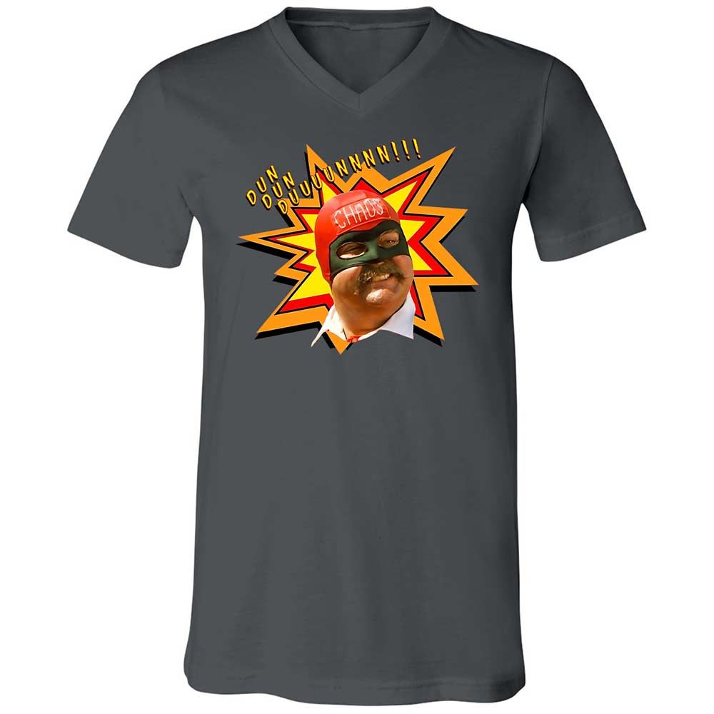 Unisex V-Neck T-Shirt - FBKNZG2W - Asphalt - 16