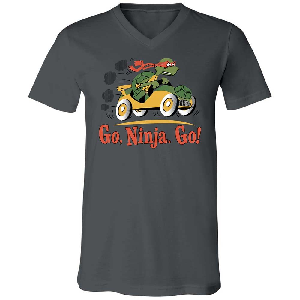 Unisex V-Neck T-Shirt - Z5DSMUE8 - Asphalt - 16