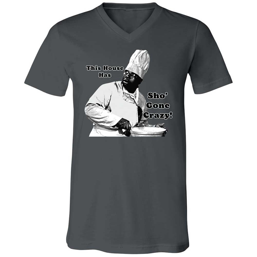 Unisex V-Neck T-Shirt - D2QFEQRA - Asphalt - 16