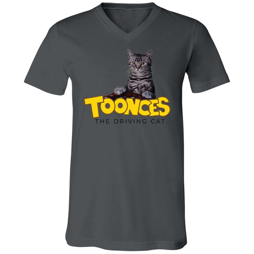 Unisex V-Neck T-Shirt - SN7WGWV3 - Asphalt - 16