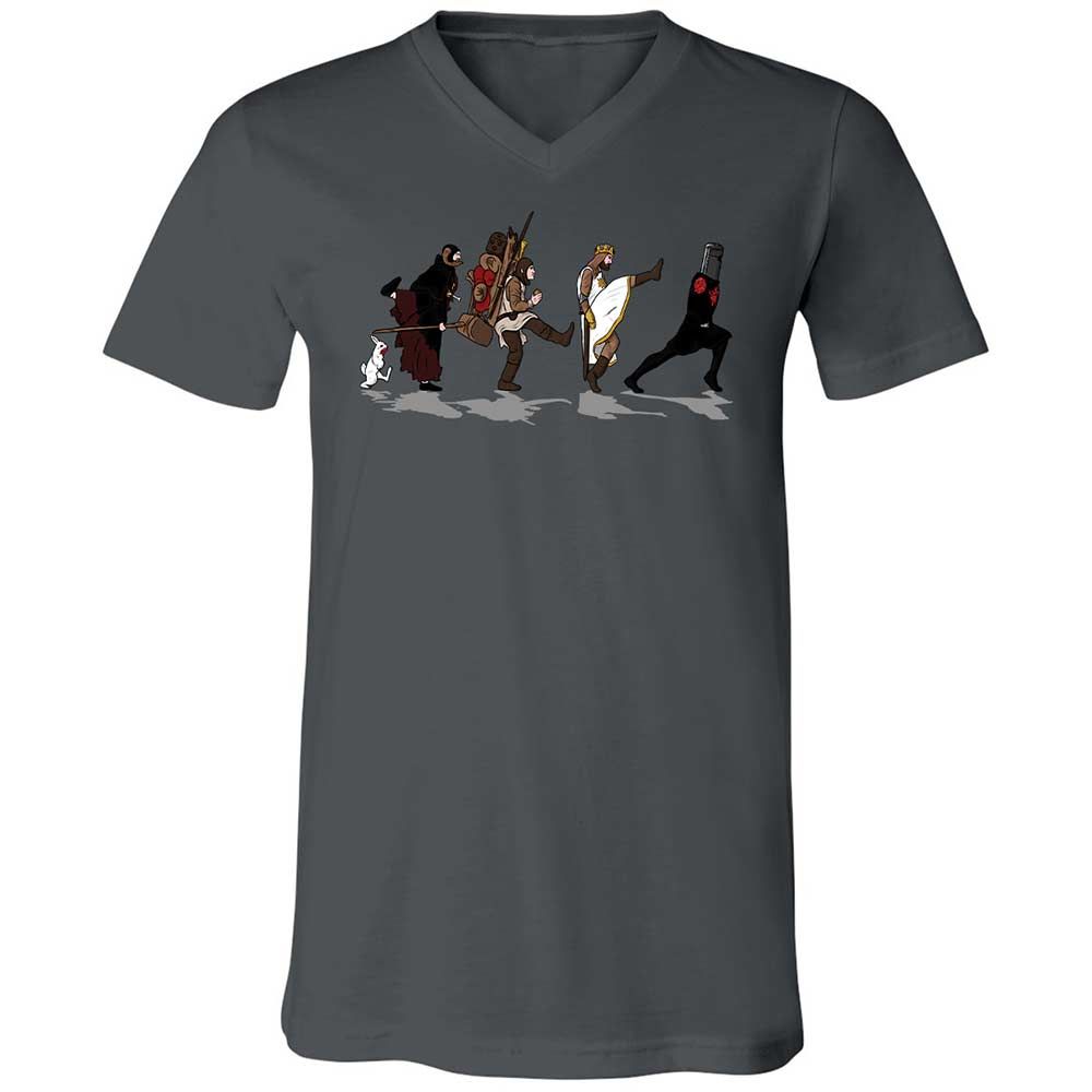 Unisex V-Neck T-Shirt - ER734AUC - Asphalt - 16