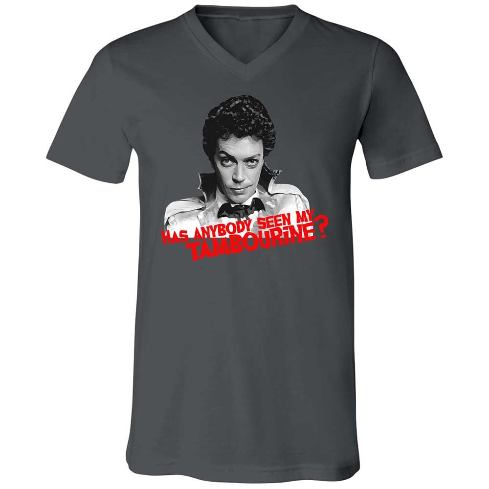 Unisex V-Neck T-Shirt - PD4KQ483 - Asphalt - 16