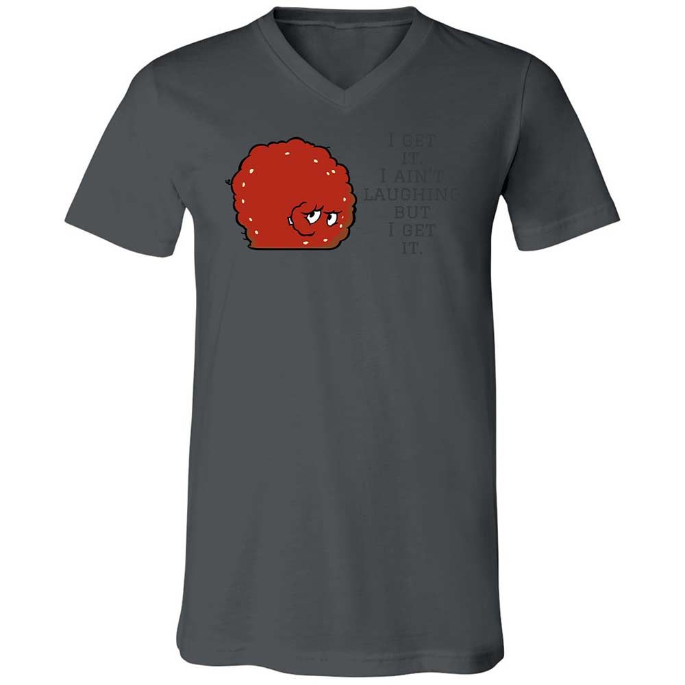Unisex V-Neck T-Shirt - RCXN36KD - Asphalt - 16