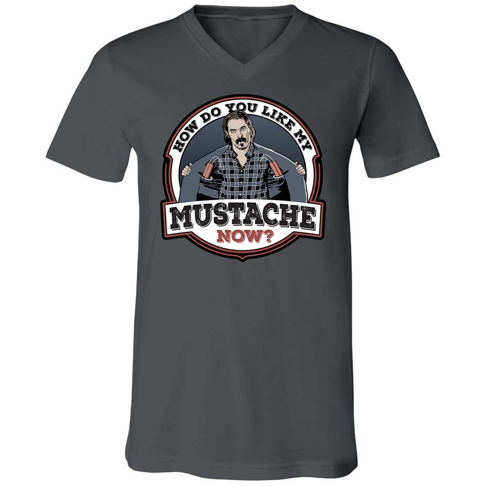 Unisex V-Neck T-Shirt - X9CTGMCC - Asphalt - 16