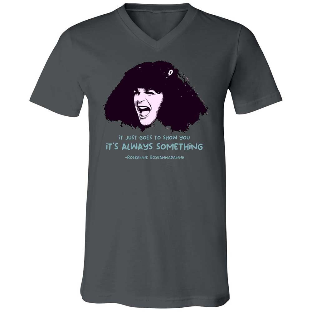Unisex V-Neck T-Shirt - 653JM92J - Asphalt - 16