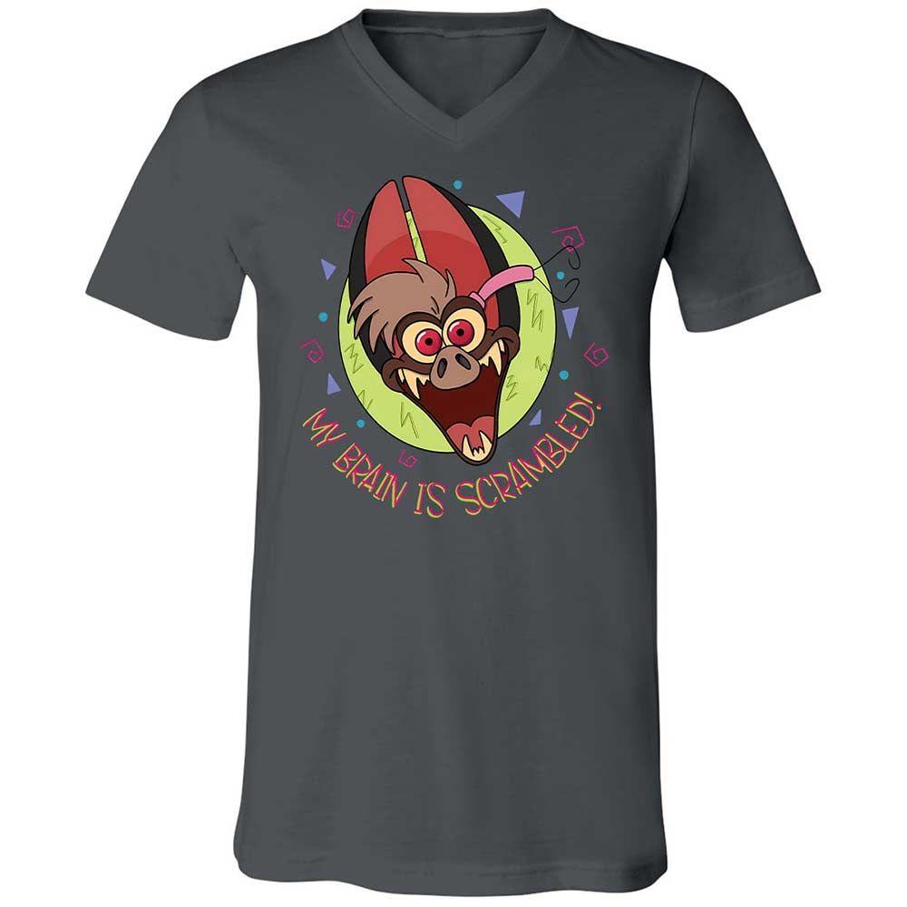 Unisex V-Neck T-Shirt - 5DGU18T5 - Asphalt - 16