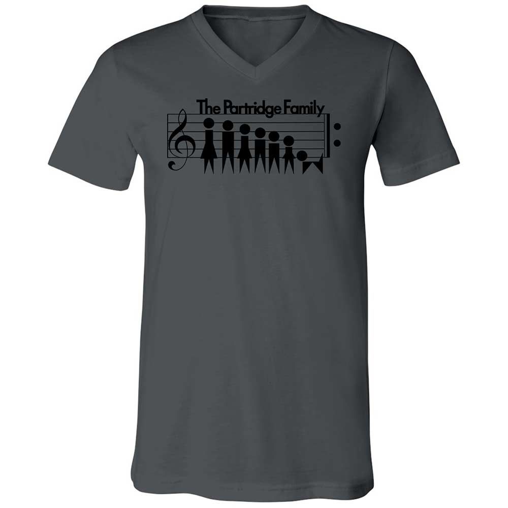 Unisex V-Neck T-Shirt - H9YLNGF9 - Asphalt - 16