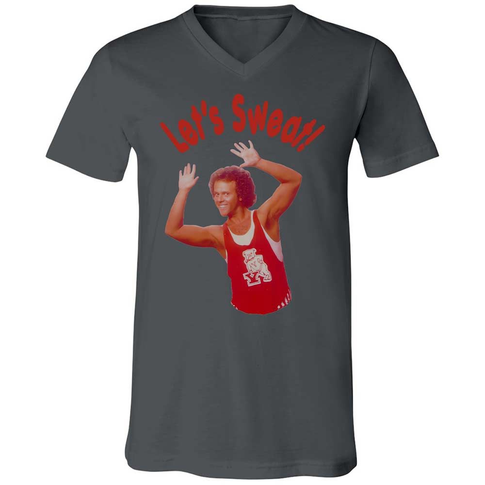Unisex V-Neck T-Shirt - J5V38DGZ - Asphalt - 16