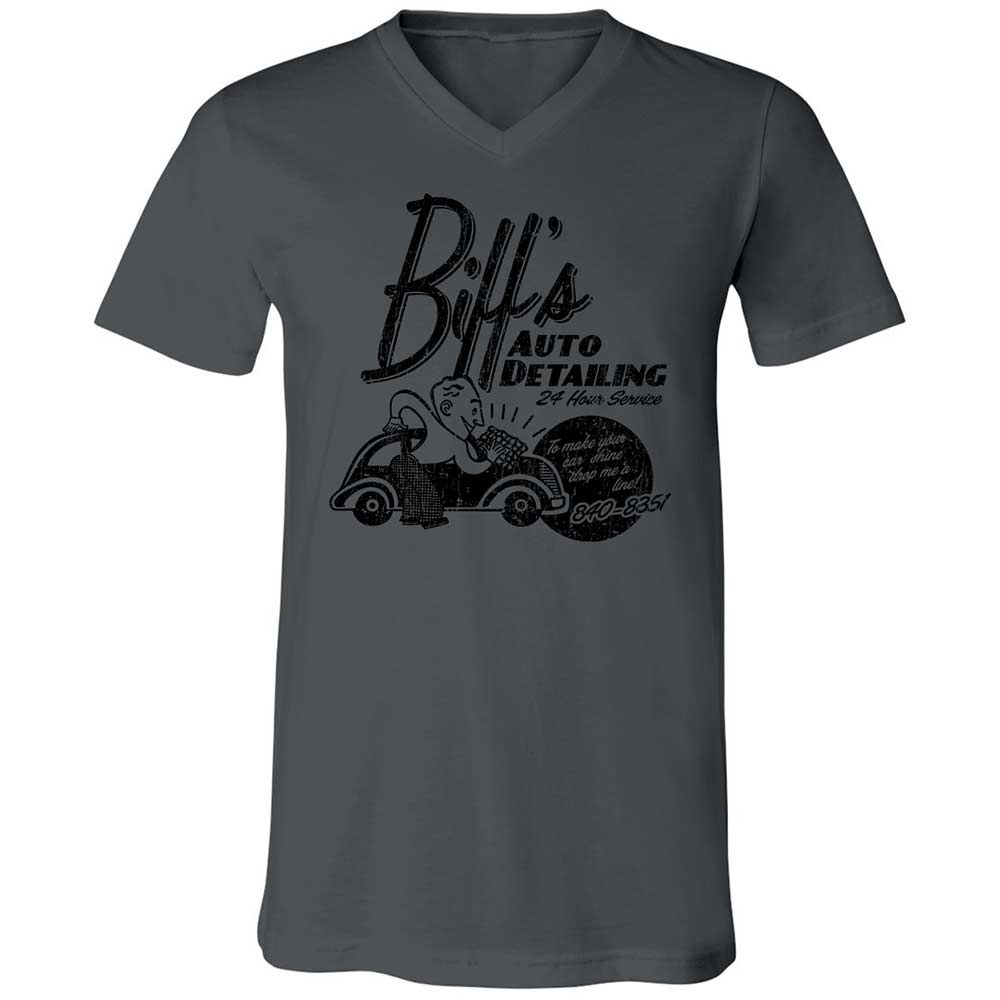 Unisex V-Neck T-Shirt - YQQ2389C - Asphalt - 16