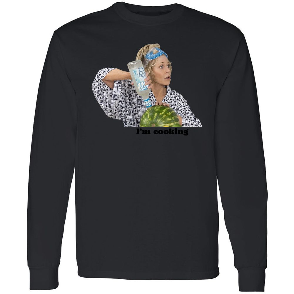 Long Sleeve T-Shirt - V64HWYN6 - Black - 16