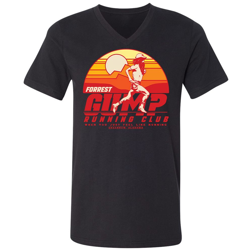 Unisex V-Neck T-Shirt - T2YRF1JK - Black - 16