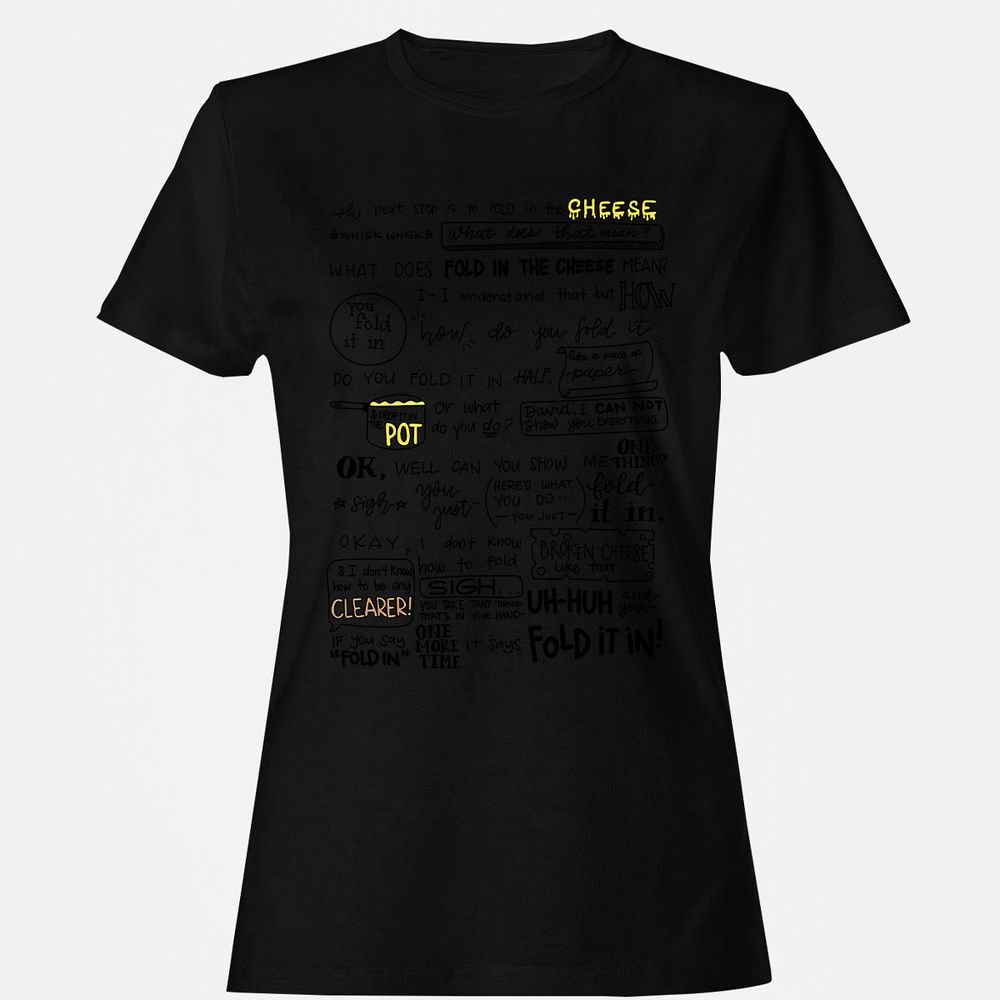 Women's T-Shirt - YB2RGPM1 - Black - 16