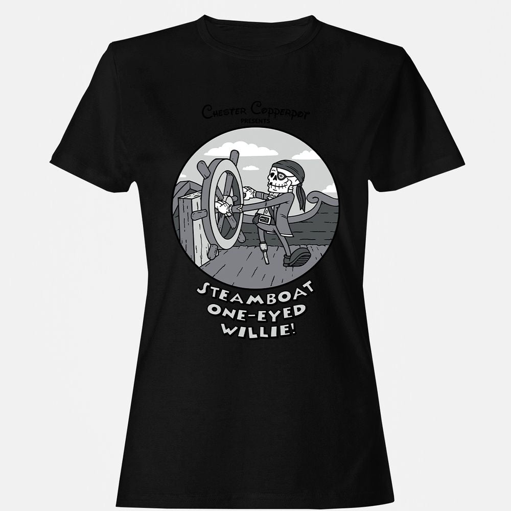 Women's T-Shirt - SWCJ1WBD - Black - 16