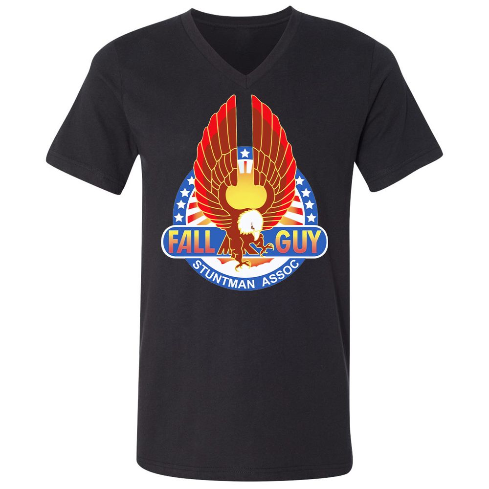 Unisex V-Neck T-Shirt - 9LQMVW6K - Black - 16