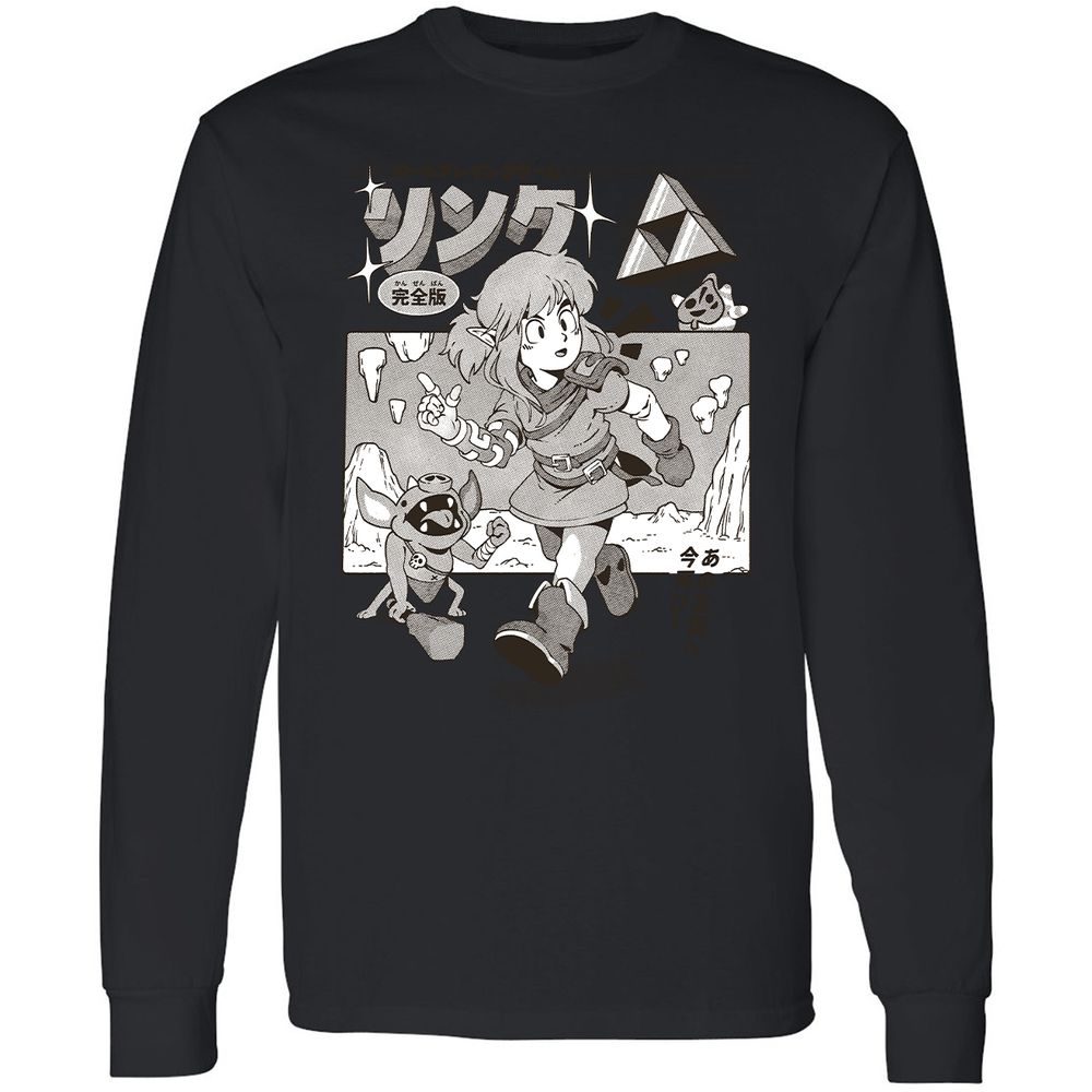 Long Sleeve T-Shirt - EB2RXXD9 - Black - 16