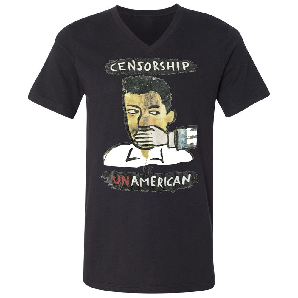 Censorship is Unamerican - Black - 16