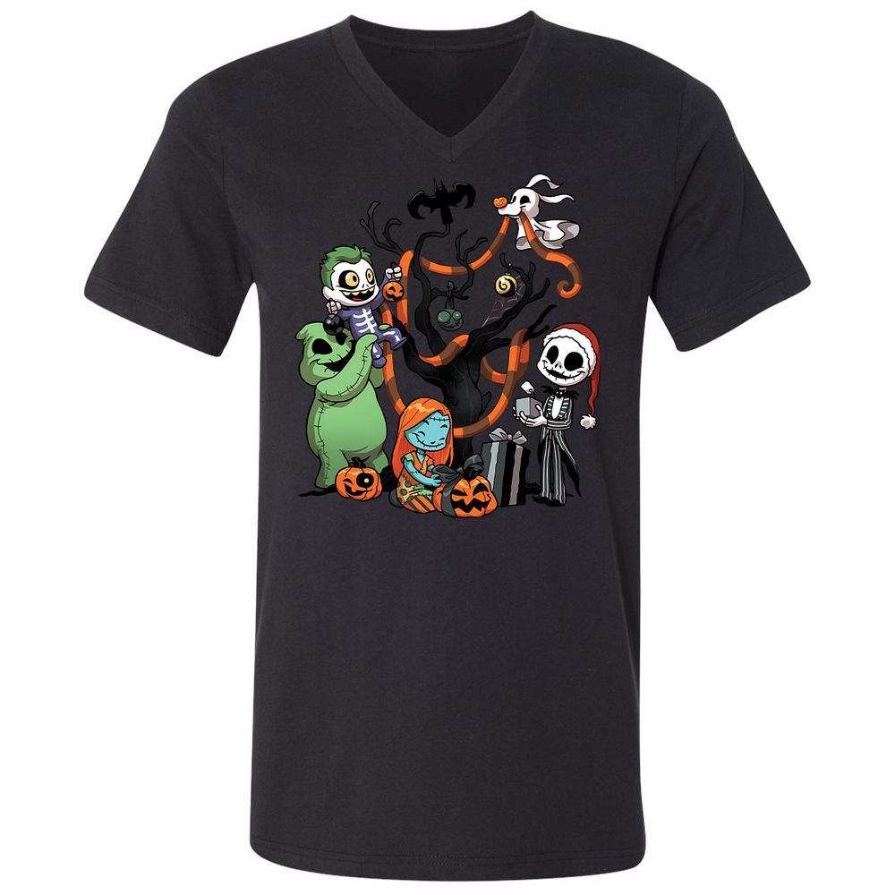 Unisex V-Neck T-Shirt - N5VNT14P - Black - 16