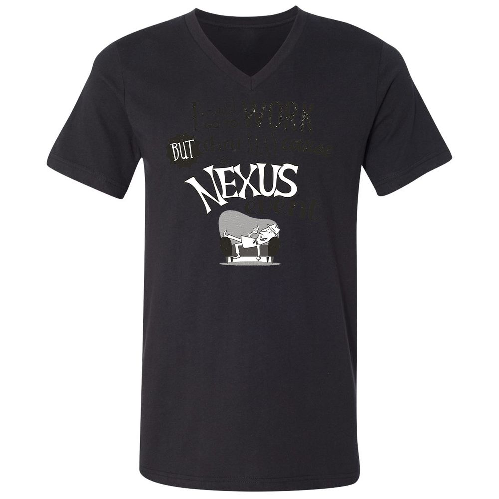 Unisex V-Neck T-Shirt - 6DPNUS1Z - Black - 16