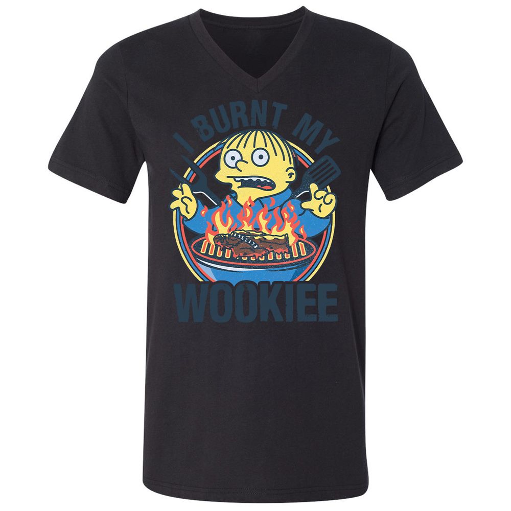 Unisex V-Neck T-Shirt - ZXZYFEE9 - Black - 16