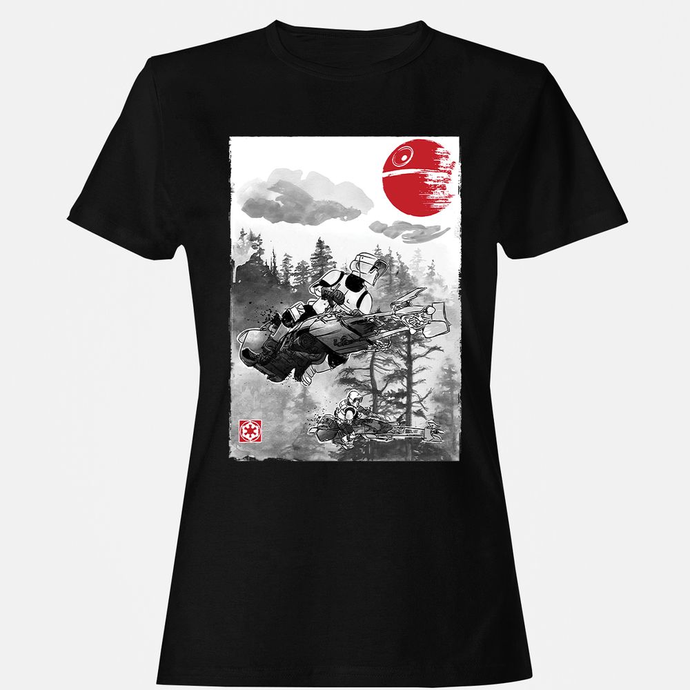 Women's T-Shirt - L62NVZHD - Black - 16