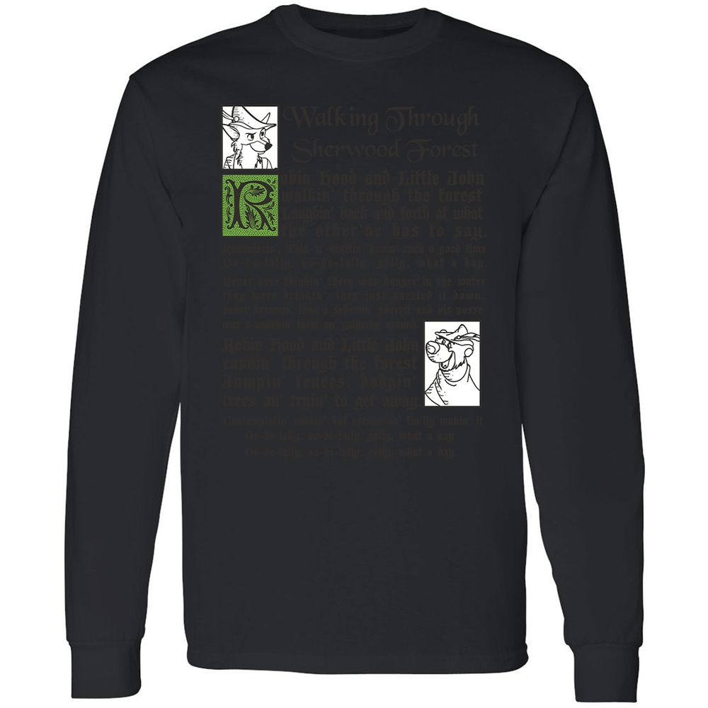 Long Sleeve T-Shirt - UTXQHSBM - Black - 16