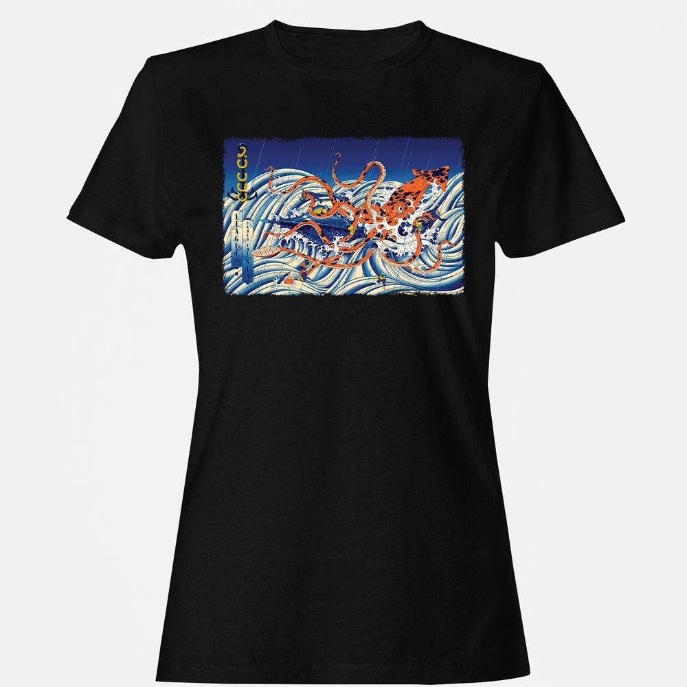 Women's T-Shirt - WXGEWKJG - Black - 16