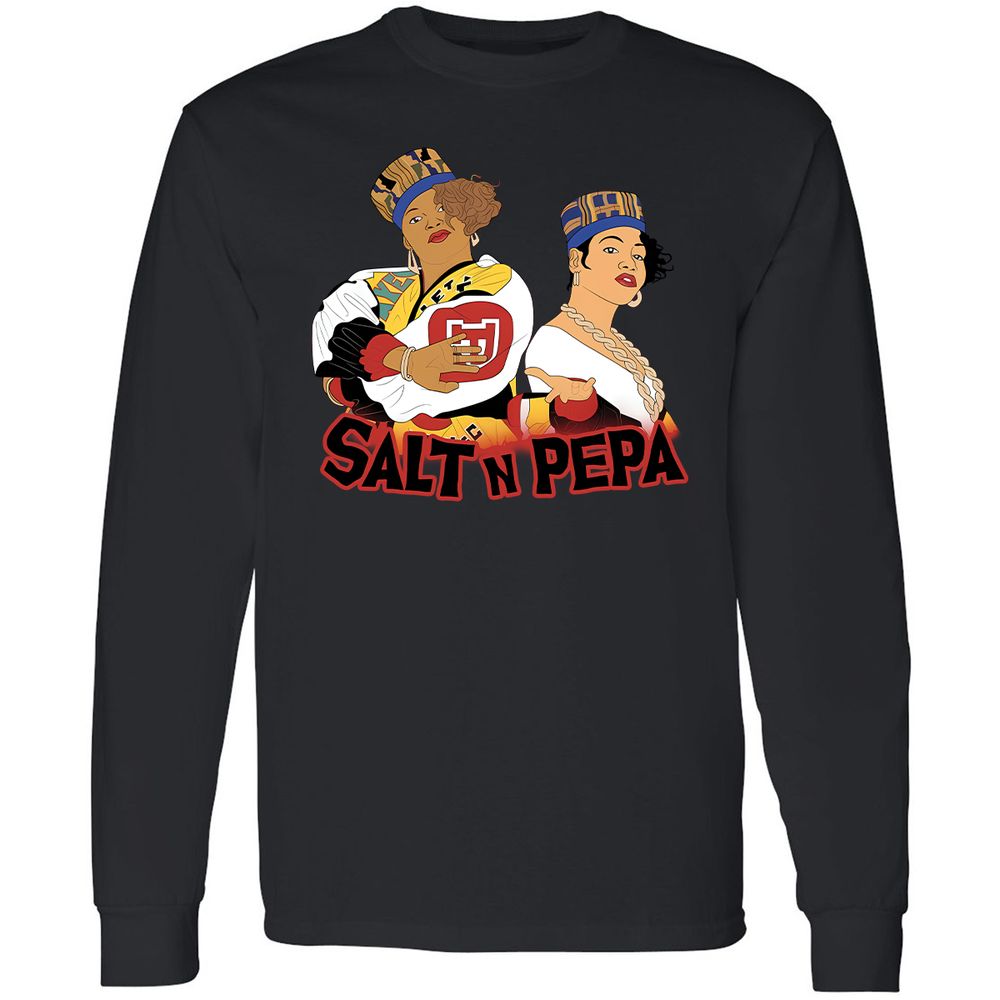 Long Sleeve T-Shirt - White - Black - 16