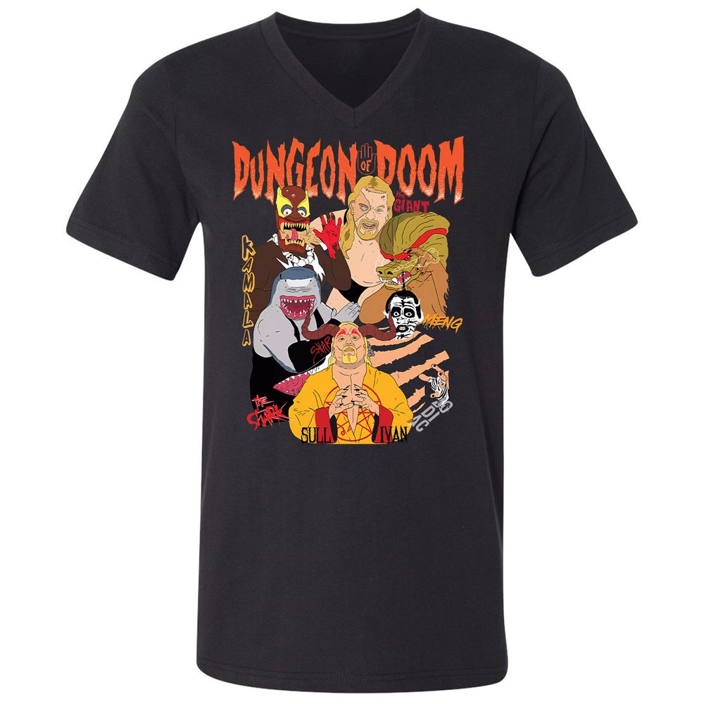 Unisex V-Neck T-Shirt - 2VNA2UQ6 - Black - 16