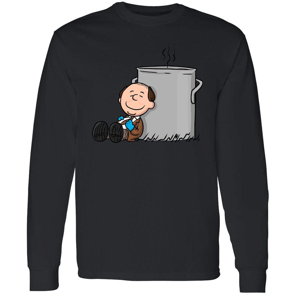 Long Sleeve T-Shirt - LVNFXF6Q - Black - 16